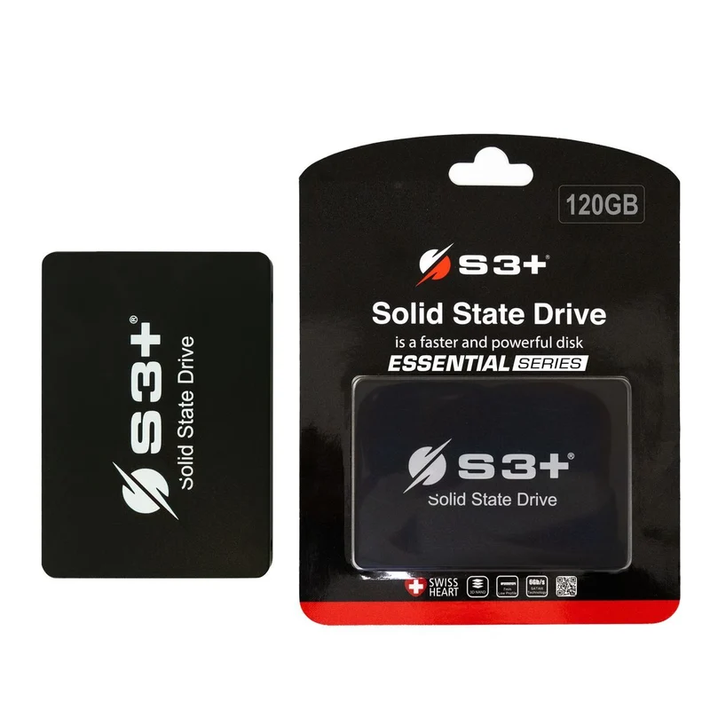 S3Plus Technologies S3SSDC256 unità esterna a stato solido 256 GB Nero [S3SSDC256]