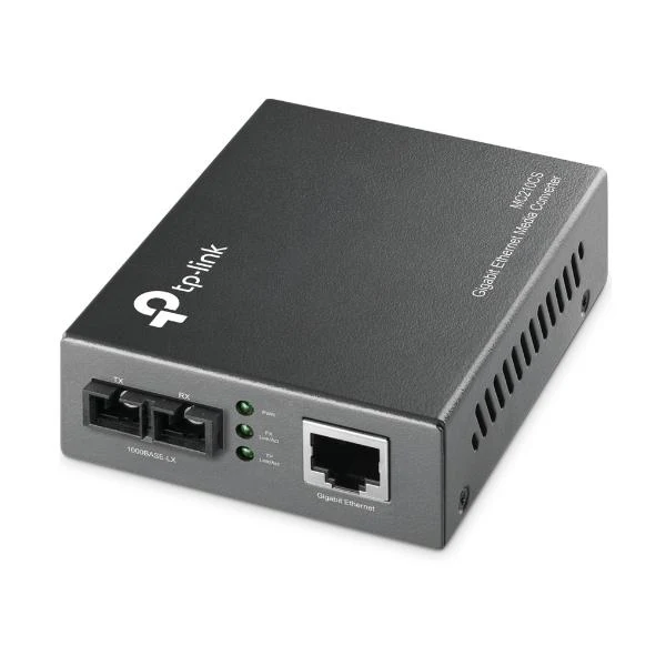 TP-Link Omada MC210CS convertitore multimediale di rete 1000 Mbit/s 1310 nm Modalità singola Nero [MC210CS]