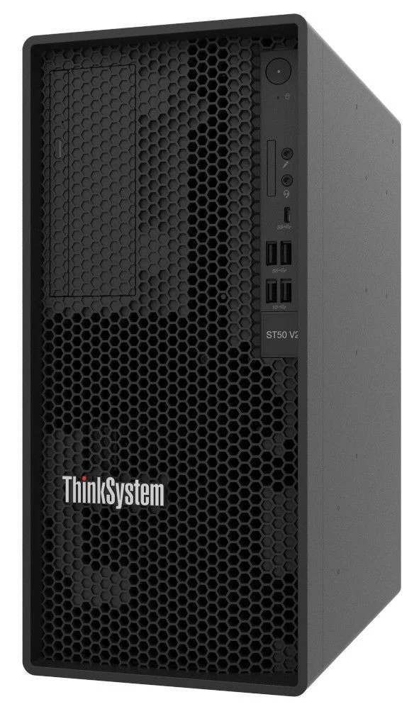 Lenovo ThinkSystem ST50 V2 server 2 TB Tower Intel Xeon E E-2324G 3,1 GHz 16 GB DDR4-SDRAM 500 W [7D8JA045EA]