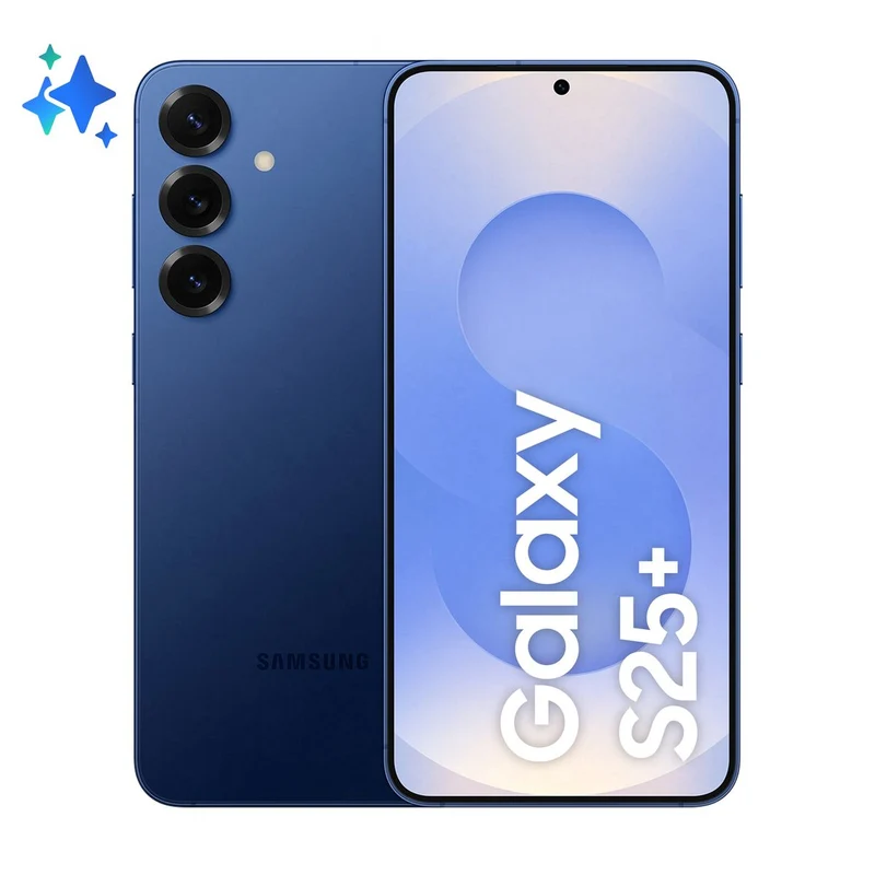 Samsung Galaxy S25+ Smartphone AI, Display 6.7'' QHD+ Dynamic AMOLED 2X, Fotocamera 50MP, RAM 12GB, 256GB, 4.900 mAh, Navy [SM-S936BDBDEUE]