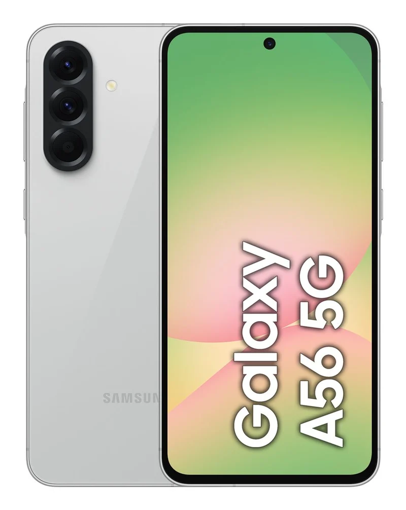 Samsung Galaxy A56 5G, Smartphone con Funzioni intelligenti, Display Super AMOLED 6.7, 8GB RAM, 256GB, Camera 50MP, Batteria 5.000 mAh, IP67, Awesome Lightgray [SM-A566BZACEUE]