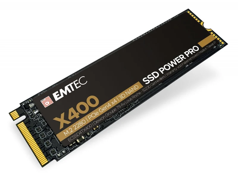Emtec X400 M.2 500 GB PCI Express 4.0 3D NAND NVMe [ECSSD500GX400]
