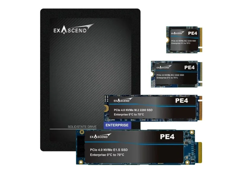 Exascend PE4 3,84 TB U.2 PCI Express 4.0 NVMe 3D TLC [EXPE4U3840GB]