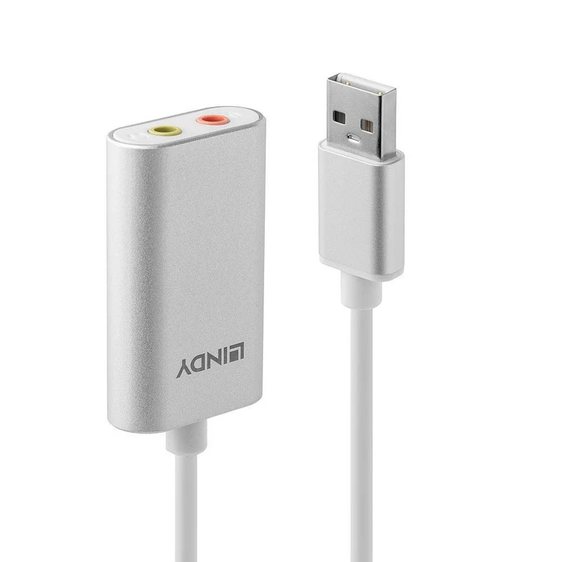 Lindy 42926 convertitore audio Argento, Bianco [LINDY42926]