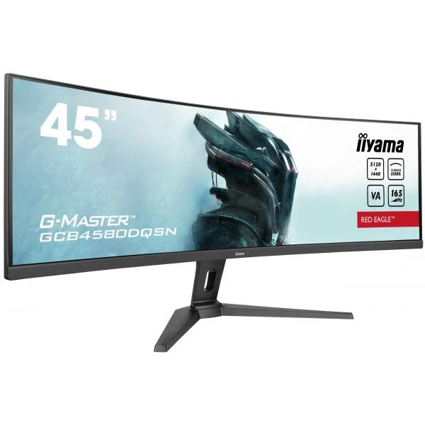 iiyama G-MASTER RED EAGLE CURVED Monitor PC 114,3 cm (45") 5120 x 1440 Pixel Dual QHD LED Nero [GCB4580DQSN-B1]