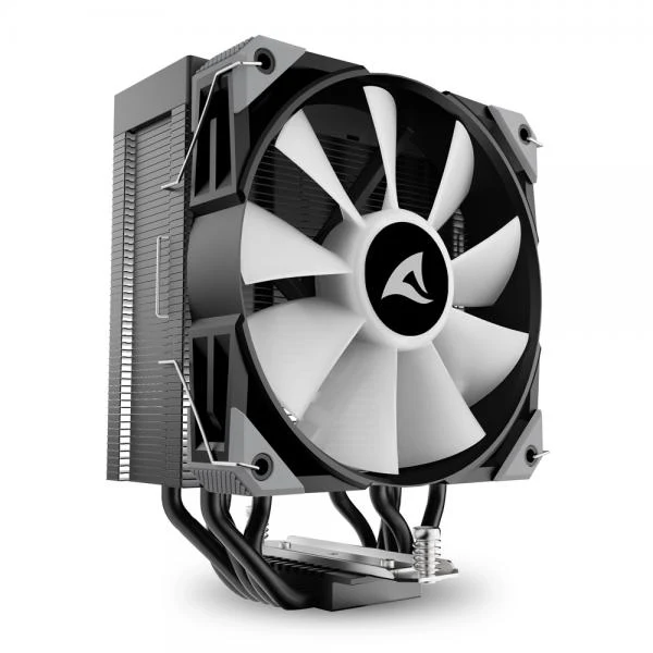 Sharkoon A50 RGB Processore Raffreddatore d'aria 12 cm Nero 1 pz [A50RGBBLACKAIRCOOLER]