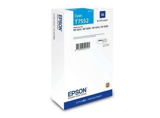 Epson WF-8xxx Series Ink Cartridge XL Cyan [C13T75524N]