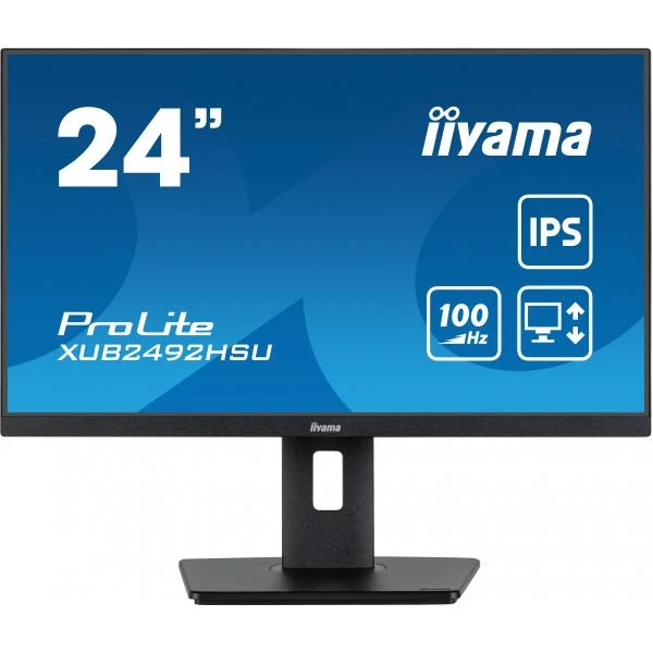 iiyama XUB2492HSU-B6 Monitor PC 60,5 cm (23.8") 1920 x 1080 Pixel Full HD LED Nero [XUB2492HSU-B6]