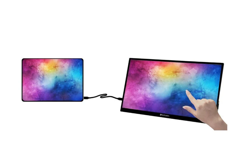 Verbatim 49592 Monitor PC 39,6 cm (15.6") 1920 x 1080 Pixel Full HD LCD Touch screen Nero [49592]