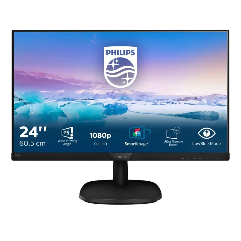 Philips V Line Monitor LCD Full HD 243V7QJABF/00 [243V7QJABF/00]