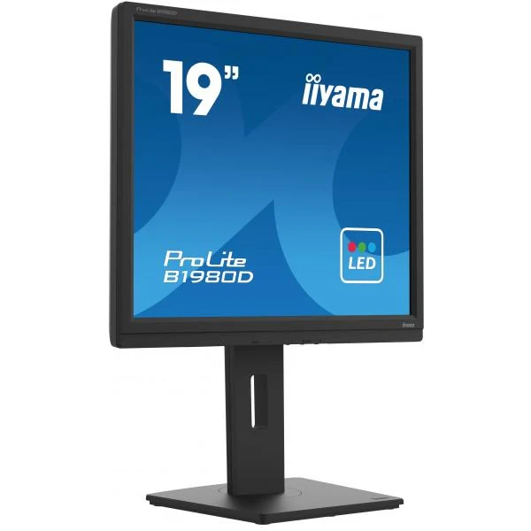 iiyama ProLite B1980D-B5 Monitor PC 48,3 cm (19") 1280 x 1024 Pixel SXGA LCD Nero [B1980D-B5]