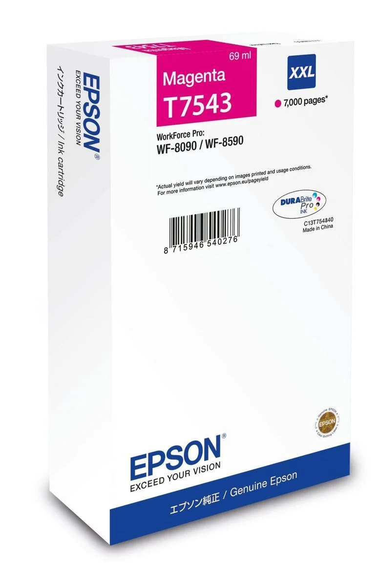 Epson WF-8090 / WF-8590 Ink Cartridge XXL Magenta [C13T75434N]