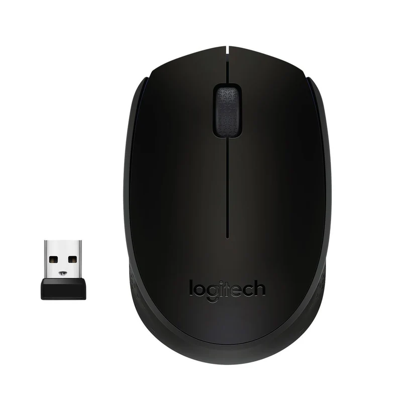 Logitech M171 mouse wireless (nero) [910-004424]