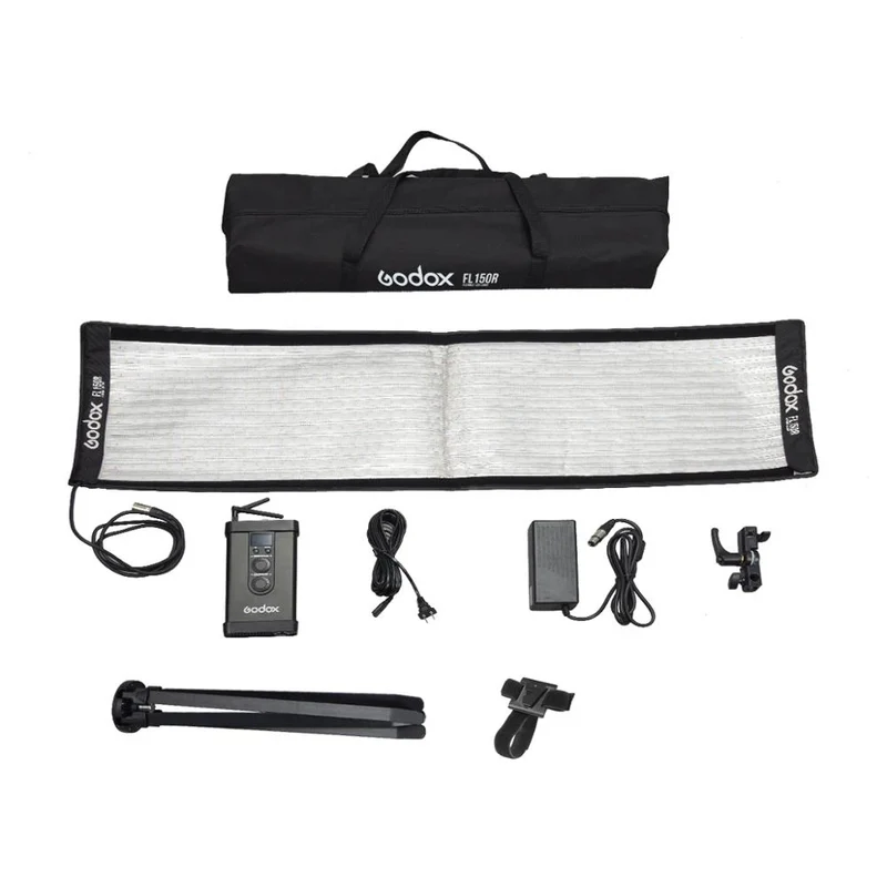 Godox FL150R Illuminatore LED flessibile da 150W con controller, telecomando e supporto a X