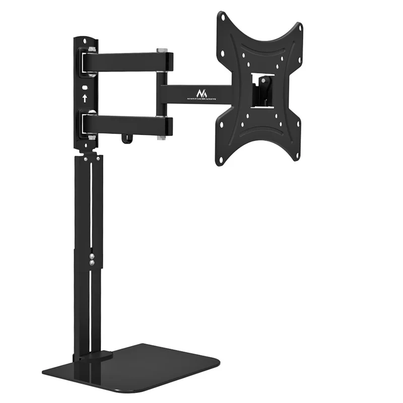 Supporto TV Maclean con ripiano in vetro DVD, vesa 200x200 , 23"-43", 25kg, MC-771A