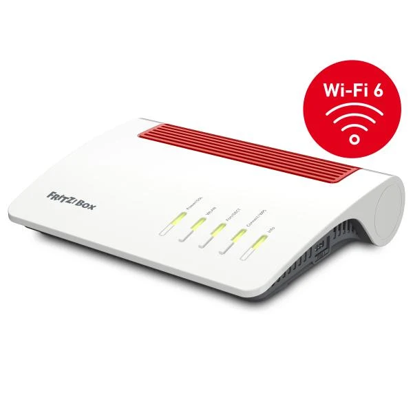 AVM B2B FRITZ!Box 7590AX. Modem Router Wireless e centralino telefonico DECT integrato - no ISDN [20002999-B2B]