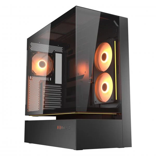 COUGAR CASE M.TOWER CFV235 TG 240 REV+120ARGB FAN RGB HUB SYNC LED STRIP [CGR-2DA4B]
