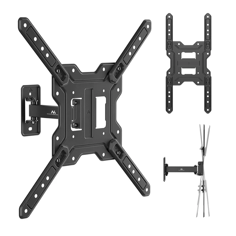Supporto / gancio per TV o monitor Maclean, max. 23-65", carico massimo 30 kg, universale, VESA max. 400x400, MC-758 N