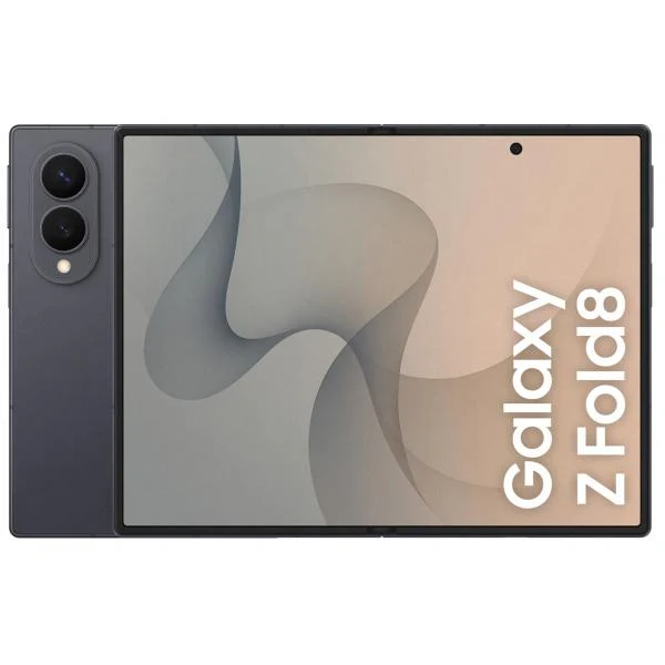 Samsung Galaxy Z Fold8 , 512GB, Graphite, Nuovo formato, Rapporto Display Esterno 10:16 Interno 4:3, Processore Potente, 4800 mAh, RAM 12GB, Camera 50MP, Now Nudge, Assistente Foto [SM-F971BZKCEUE]