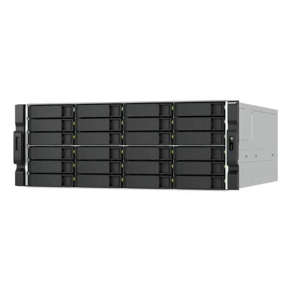QNAP TS-h2477AXU-RP Server di archiviazione Armadio (4U) AMD Ryzen 7 7745 32 GB DDR5 0 TB QNAP QTS Nero, Grigio [TS-H2477AXU-RP-R7-32G]