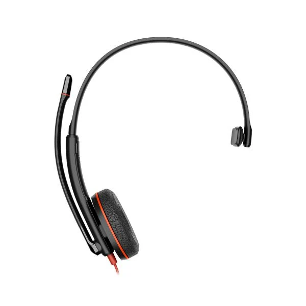 Hp Poly Blackwire 3210 Monaural USB-C Headset +USB-C/A Adapter - BULK [8X214A6]