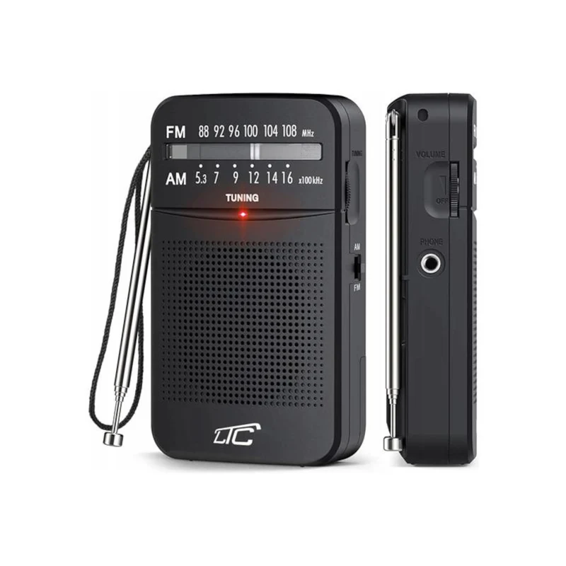 Radio tascabile LEGA LXLTC2029C con alimentazione a batteria AM/FM/AUX LTC