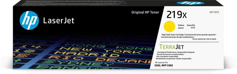 HP Cartuccia toner originale ad alta capacità LaserJet 219X giallo [W2192X]