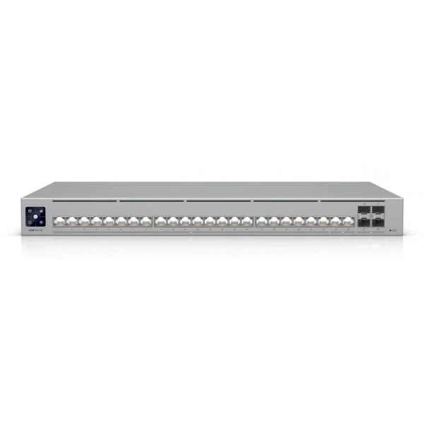 Ubiquiti Networks UniFi 230 Gbps - 50W - 22x 2.5/1 GbE - 100/10 MbE RJ45 - 2x 10/5/2.5/1 GbE - 100 MbE RJ45 - 4x 10/1G SFP+ [USW-PRO-HD-24]