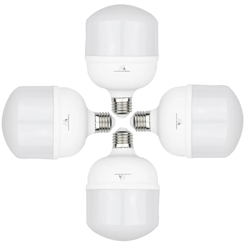 4x Lampadina LED Maclean, E27, 38W, 220-240V AC, bianco neutro, 4000K, 3990lm, MCE303 NW