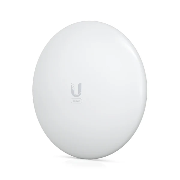 Ubiquiti - Wave-LR-EU - 60 GHz PtMP station, Max. total throughput: 2 Gbps (1.5 Gbps duplex), 5 GHz weatherproof backup radio (Max. throughput: 800 Mbps), (1) GbE RJ45 port, Integrated GPS & Bluetooth [Wave-LR-EU]