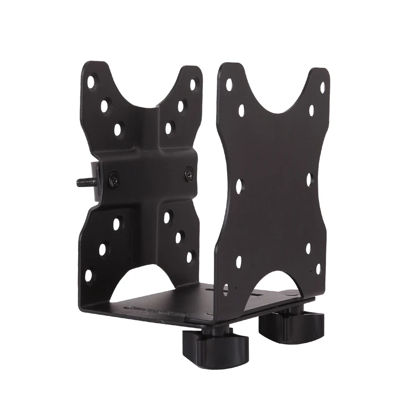 Supporto universale per mini computer Maclean MC-720 nero fino a 5 kg NUC MAC mini CPU