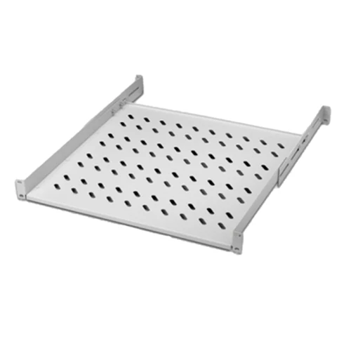 LINK RIPIANO PER ARMADIO 19" 1 UNITA PROFONDITA 450 MM. (UNIVERSALE) 4 ATTACCHI, BIANCO [LKRIP450L]