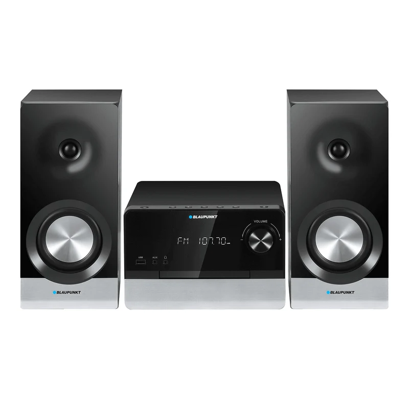 Microfono Blaupunkt, CD, USB, radio FM, Bluetooth, telecomando, orologio con funzione sveglia, MS40.2BT