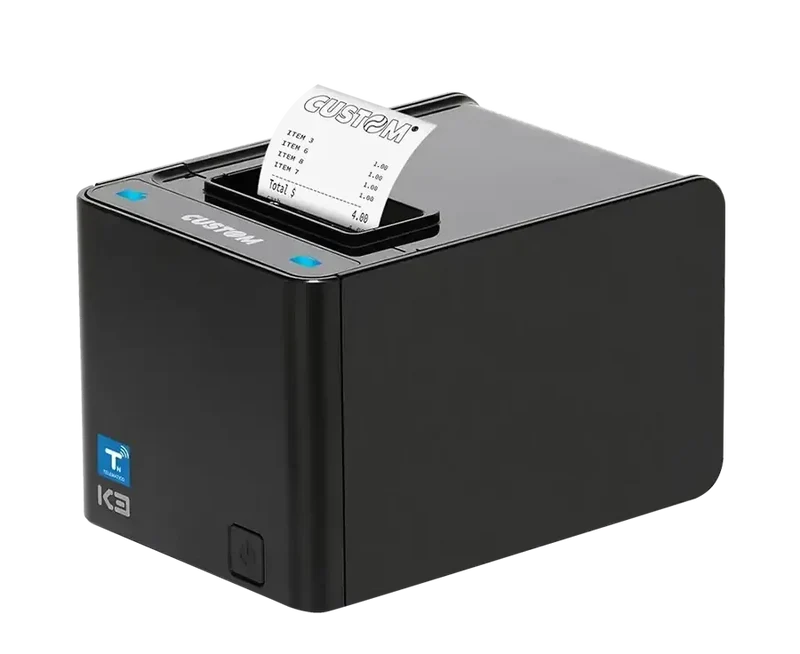 Custom K3-N Stampante termica POS 80 mm RS232 USB Ethernet con taglierina - Scatola Aperta [913HM050100S33]