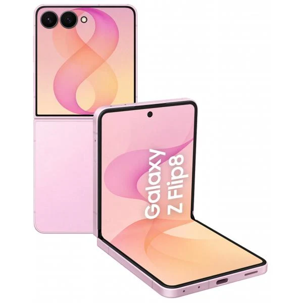 Samsung Galaxy Z Flip8 , 512GB, Pink, Selfie Camera 50MP, Now Brief, Assistente Foto, FlexWindow Personalizzata, Batteria 4300 mAh, RAM 12GB [SM-F776BLIHEUE]