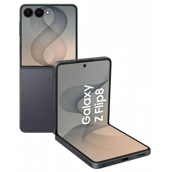 Samsung Galaxy Z Flip8 , 512GB, Graphite, Selfie Camera 50MP, Now Brief, Assistente Foto, FlexWindow Personalizzata, Batteria 4300 mAh, RAM 12GB [SM-F776BZKHEUE]