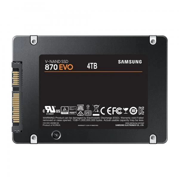 Samsung 870 EVO SATA III 2.5 inch SSD 4TB [MZ-77E4T0B/EU]