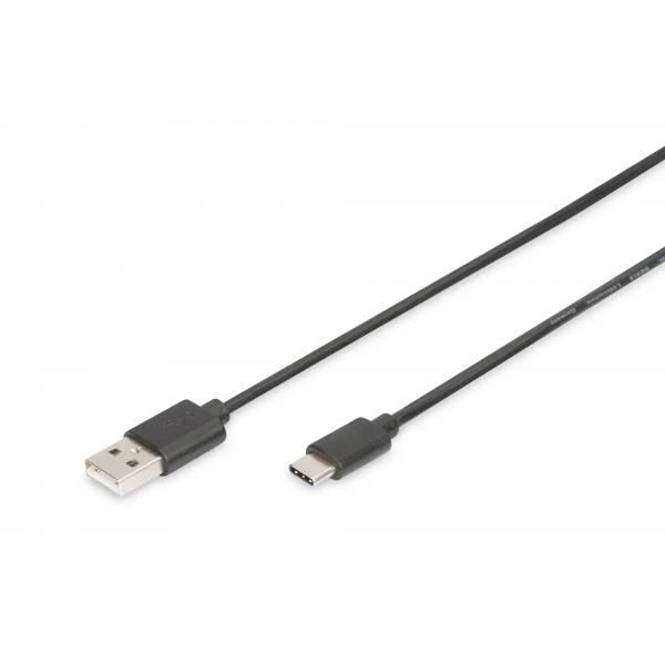 Digitus USB Type-C connection cable - type C to A [AK-300154-010-S]