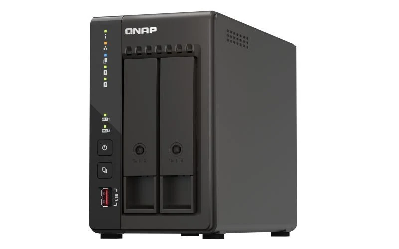 QNAP TS-253E NAS Tower Intel Celeron J6412 8 GB 0 TB QNAP QTS Nero [TS-253E-8G]