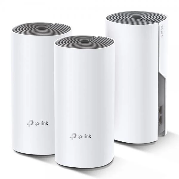 TP-Link Deco E4 (3-pack) Dual-band (2.4 GHz/5 GHz) Wi-Fi 5 (802.11ac) Bianco, Grigio 2 Interno [DECOE4(3-PACK)]