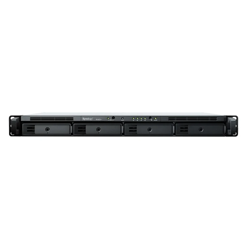 Synology RackStation RS422+ server NAS e di archiviazione Rack (1U) Ryzen Embedded R1600 2 GB DDR4 DSM Nero [RS422+]