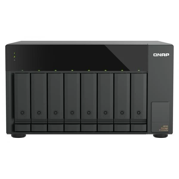 QNAP TL-D810TC4 array di dischi 0 TB Desktop Nero [TL-D810TC4]