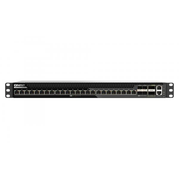 QNAP QSW-M7230-2X4F24T switch di rete Gestito L3 10G Ethernet (100/1000/10000) 1U Nero [QSW-M7230-2X4F24T]