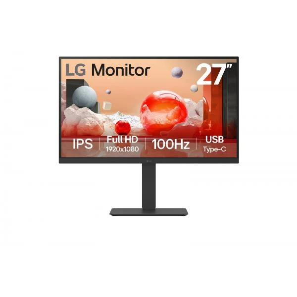LG 27BA750-B Monitor PC 68,6 cm (27") 1920 x 1080 Pixel Full HD LCD Nero [27BA750-B.AEU]