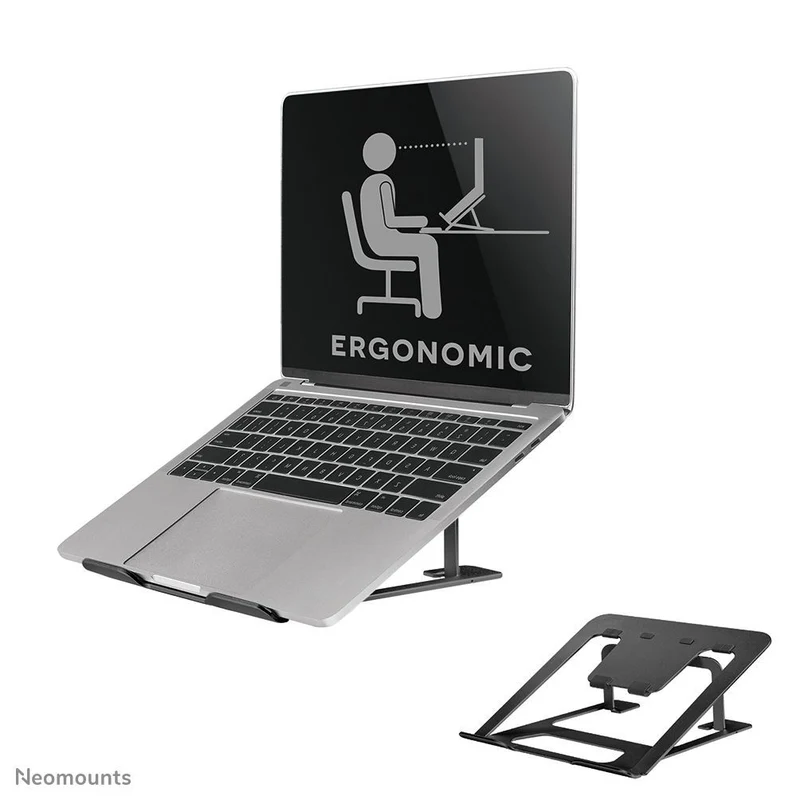 Neomounts NSLS085BLACK Supporto per laptop 10-17" - pieghevole - compatto - universale [NSLS085BLACK]
