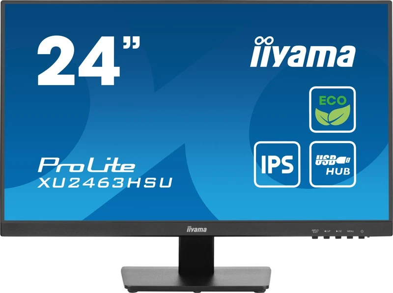 iiyama ProLite XU2463HSU-B1 Monitor PC 60,5 cm (23.8") 1920 x 1080 Pixel Full HD LED Nero [XU2463HSU-B1]
