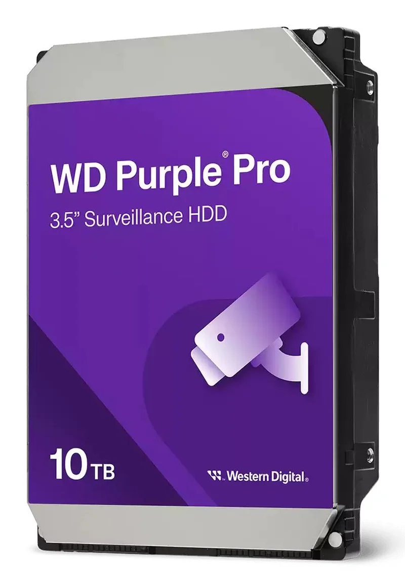 Western Digital Purple Pro WD102PURP disco rigido interno 10 TB 7200 Giri/min 512 MB 3.5" Serial ATA III [WD102PURP]