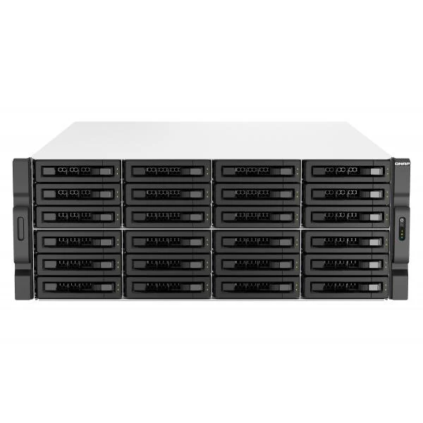 QNAP TS-H3087XU-RP NAS Armadio (4U) Intel Xeon E E-2378 64 GB DDR4 0 TB QuTS hero Nero, Bianco [TS-H3087XU-RP-E2378-64G]
