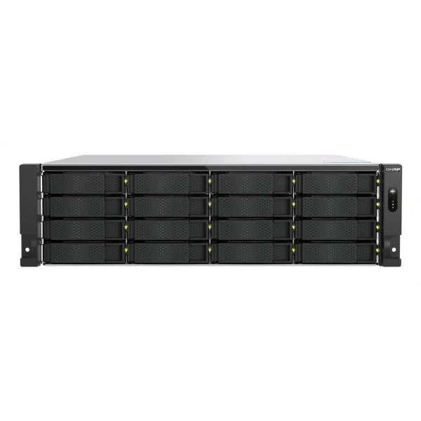 QNAP TS-H1677AXU-RP Server di archiviazione Armadio (3U) AMD Ryzen 7 7745 32 GB DDR5 0 TB QNAP QTS Nero, Grigio [TS-H1677AXU-RP-R7-32G]