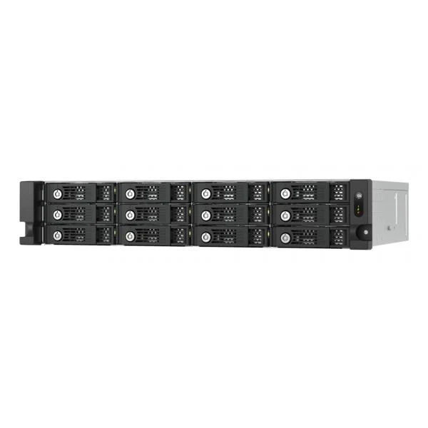 QNAP TL-R1200PES-RP contenitore di unità di archiviazione Box esterno HDD/SSD Nero, Grigio 2.5/3.5" [TL-R1200PES-RP]
